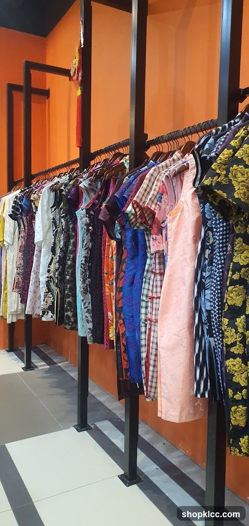 Clothing Racks with Assorted Garments