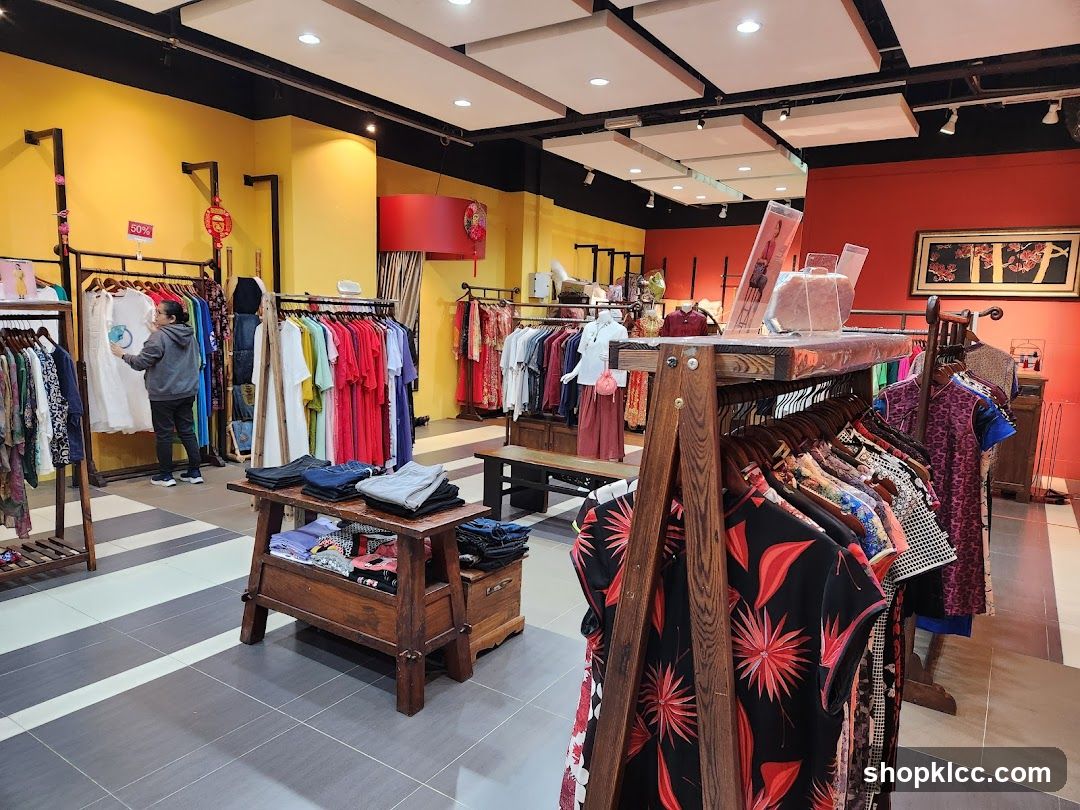 Clothing store interior