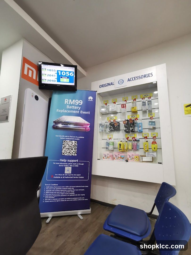 Service Center Waiting Area