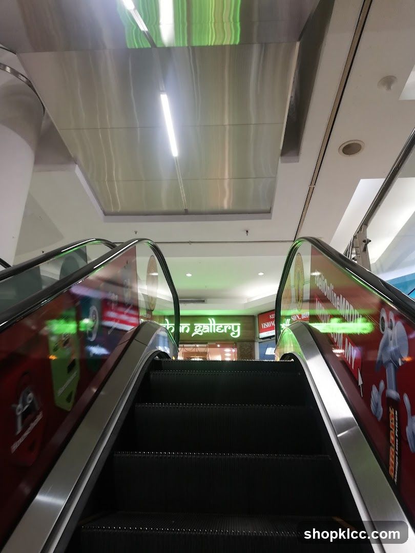 Escalator in a Mall