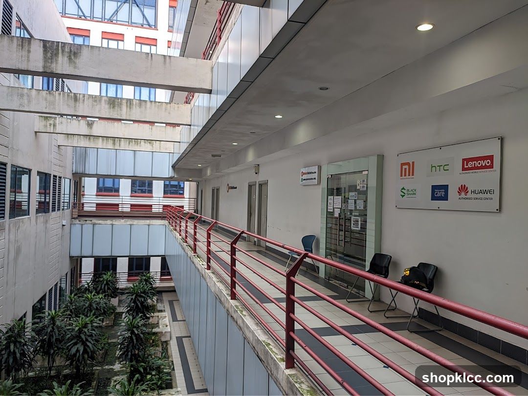 Corridor with Brand Logos