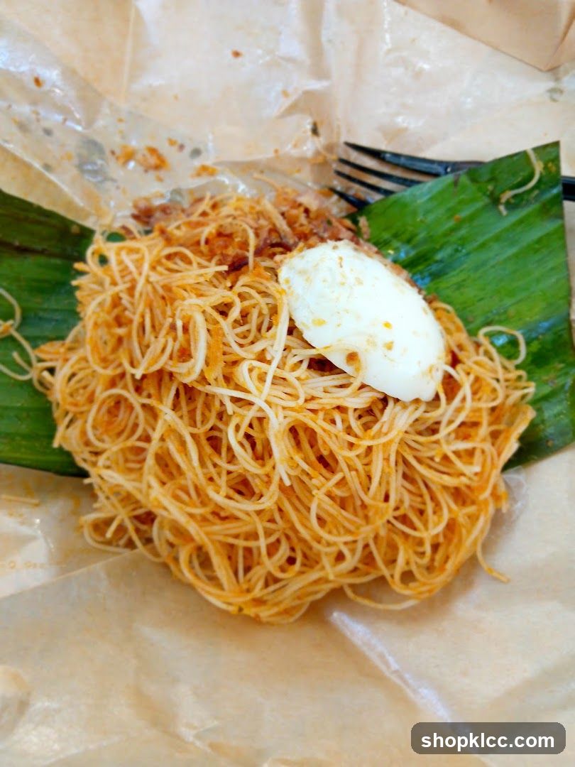 Nasi Lemak with Fried Egg