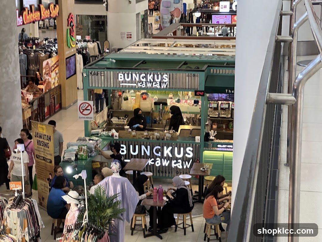 Bungkus Kawkaw Food Stall in Mall