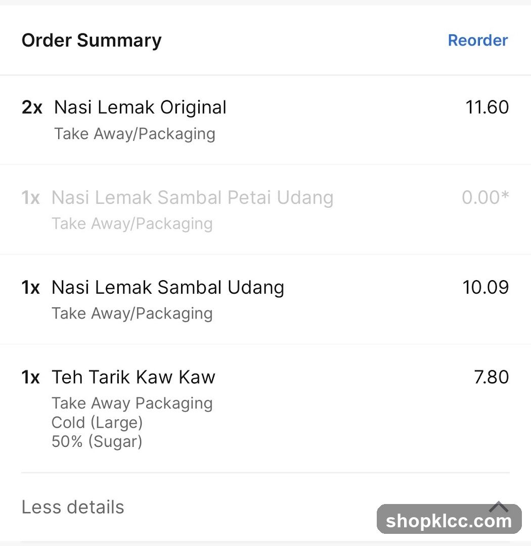 Order Summary