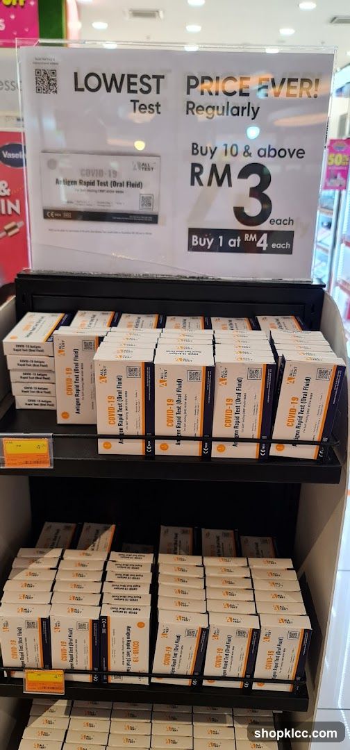 COVID-19 Rapid Test Sale Display