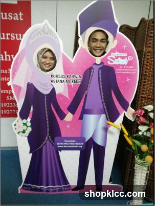 Kursus Kahwin Cardboard Cutout