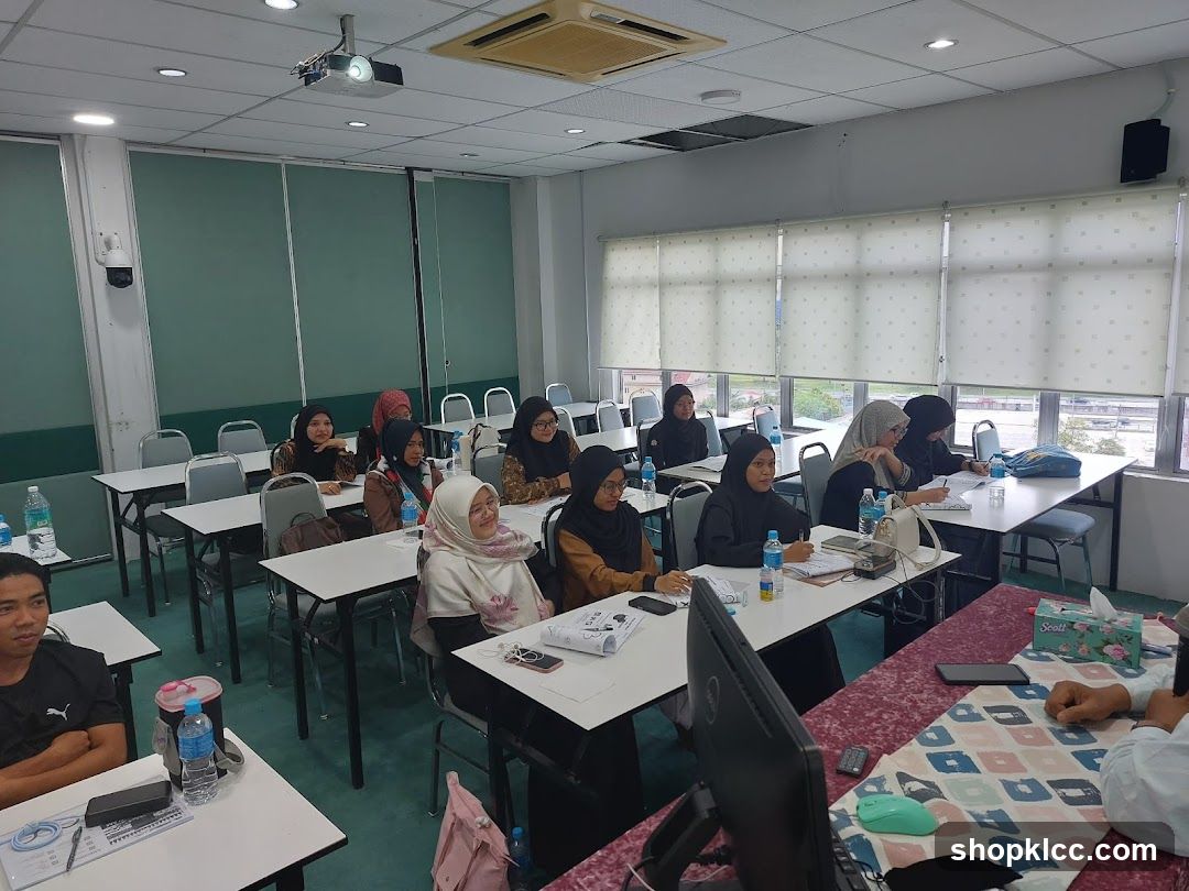 Classroom Interior with Students