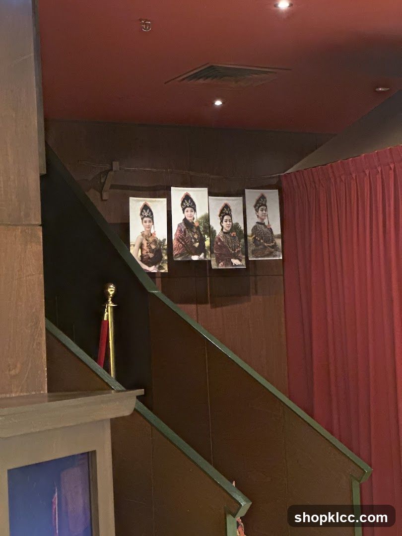 Interior Hallway with Portraits