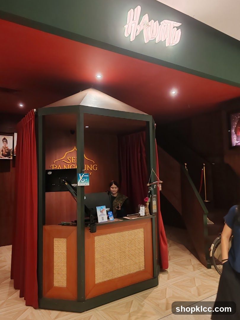 HAUNTO Reception Area
