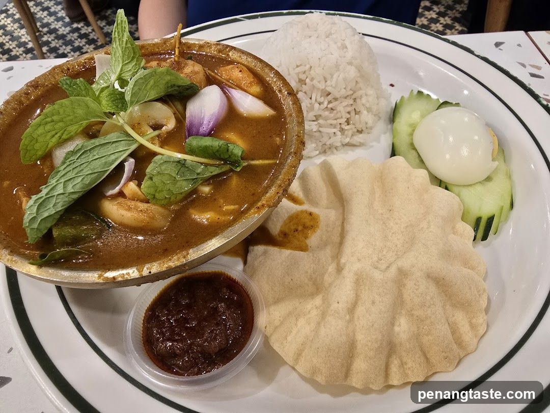 Curry with Rice and Sides