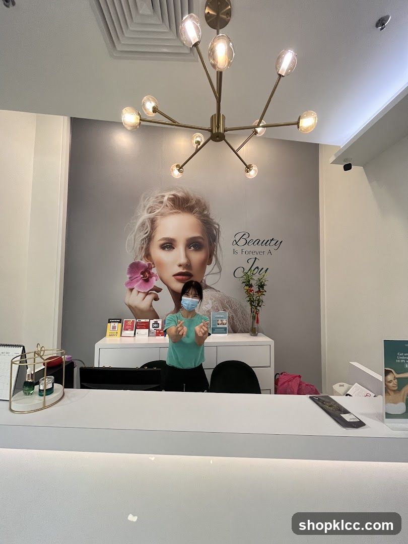 Beauty Salon Interior Reception Area