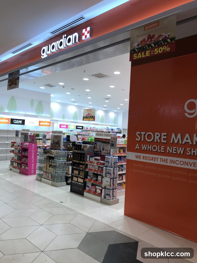 Guardian Pharmacy Store Interior