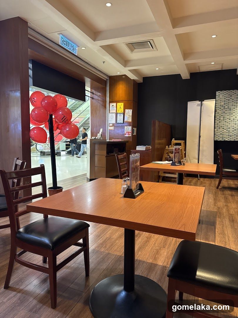 Restaurant Interior with Tables and Chairs