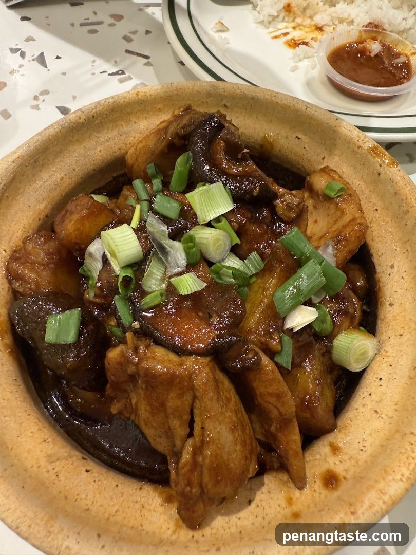 Claypot Chicken with Mushrooms