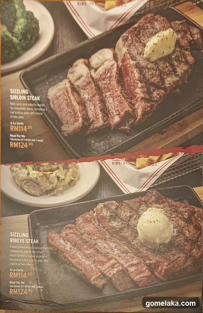Steak Menu