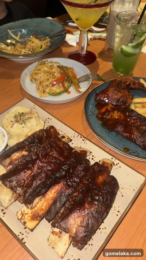 BBQ Ribs and Pasta