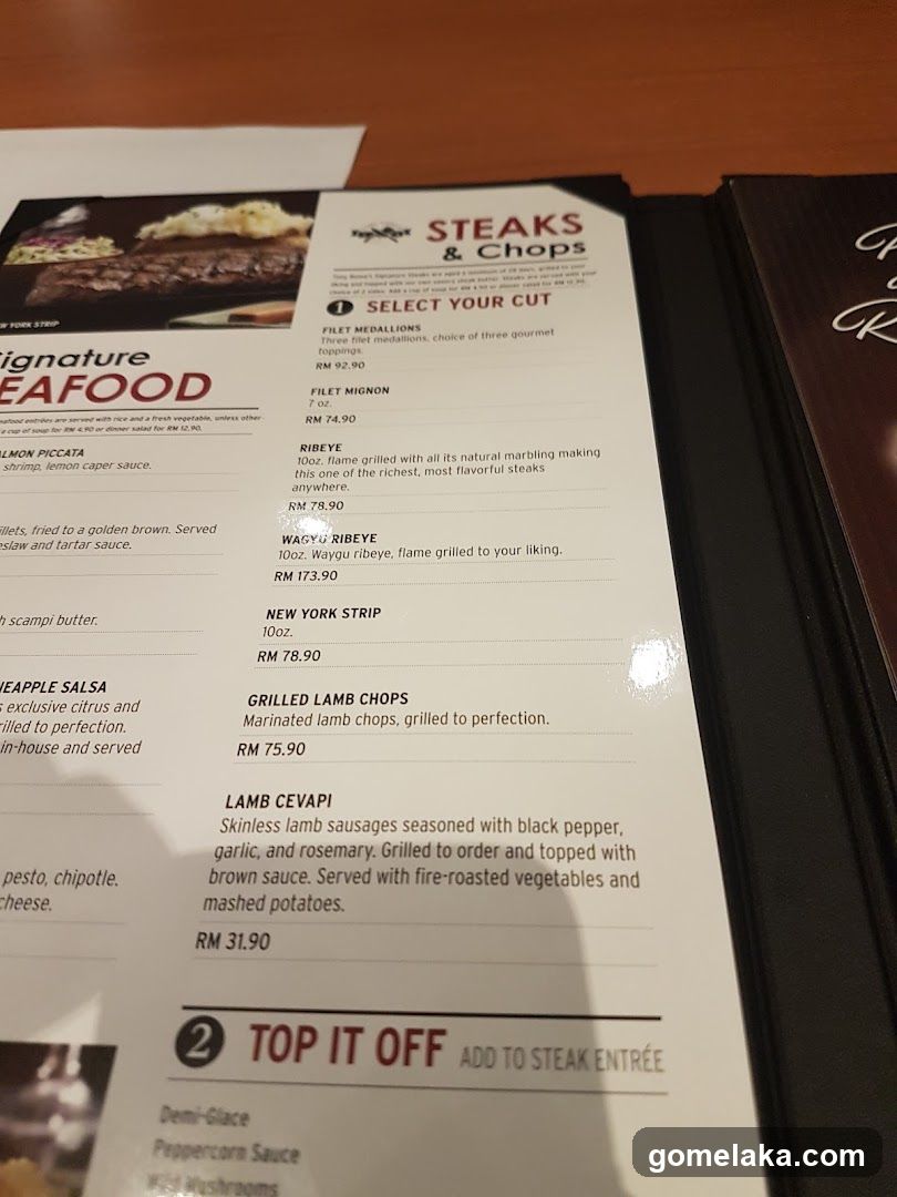 STEAKS & CHOPS