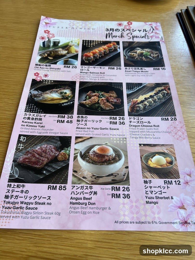 March Specials