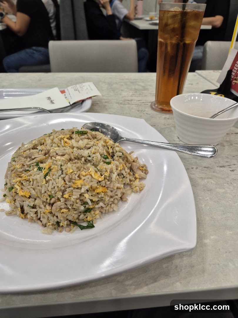 Fried Rice and Iced Tea