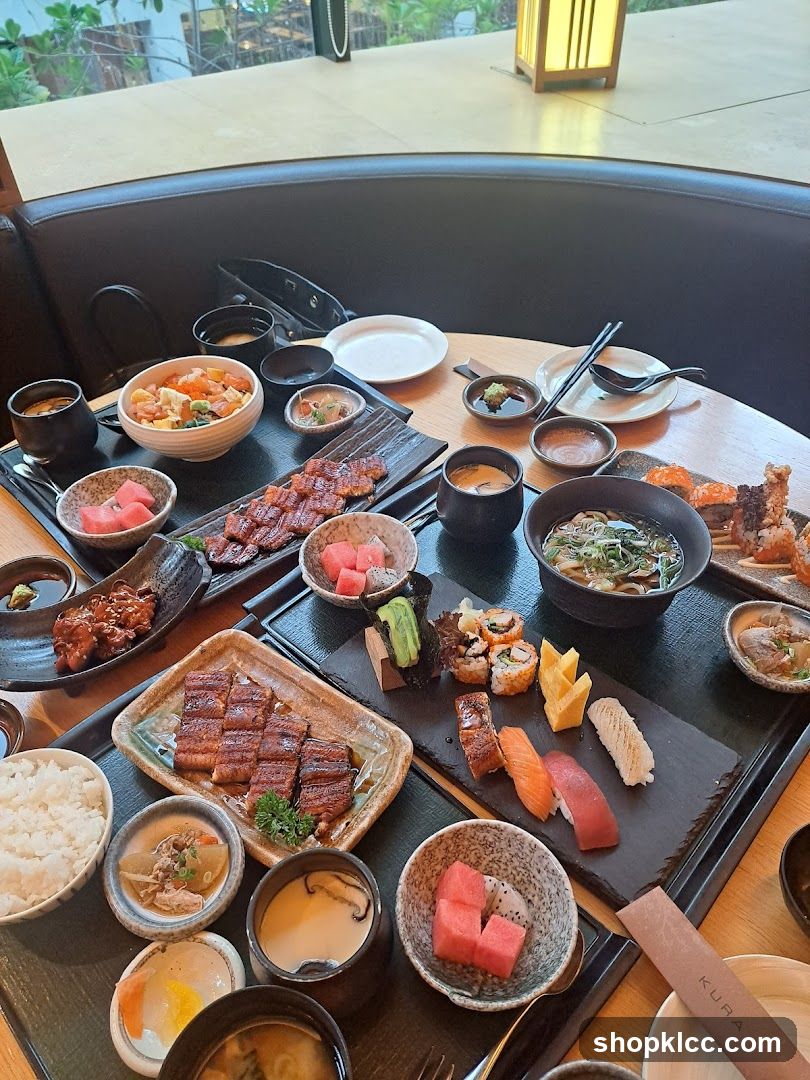 Japanese Food Spread