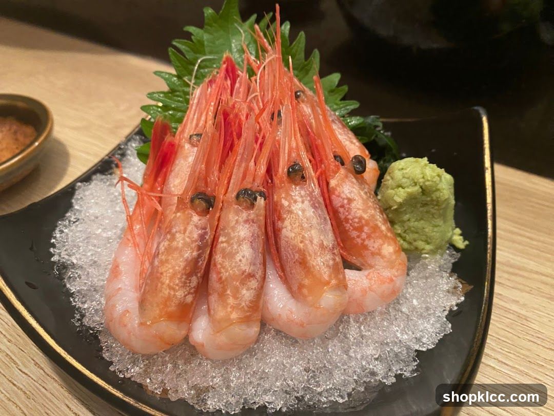 Sashimi Shrimp