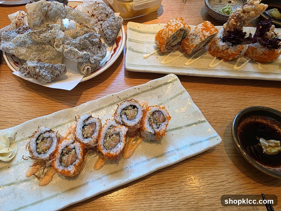 Sushi and Fried Appetizers