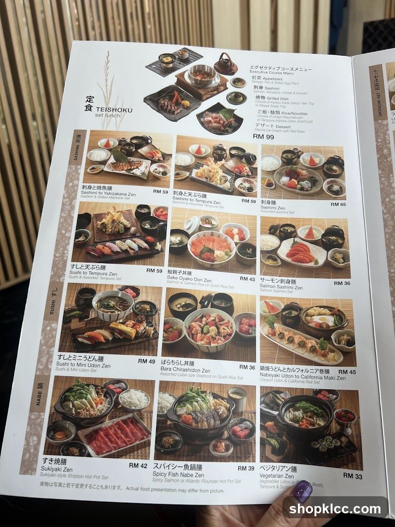 TEISHOKU set lunch