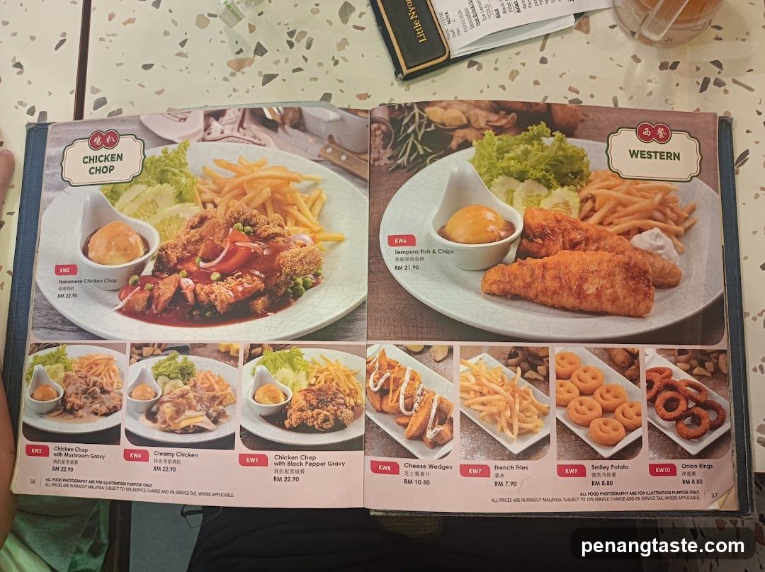 Little Nyon Menu