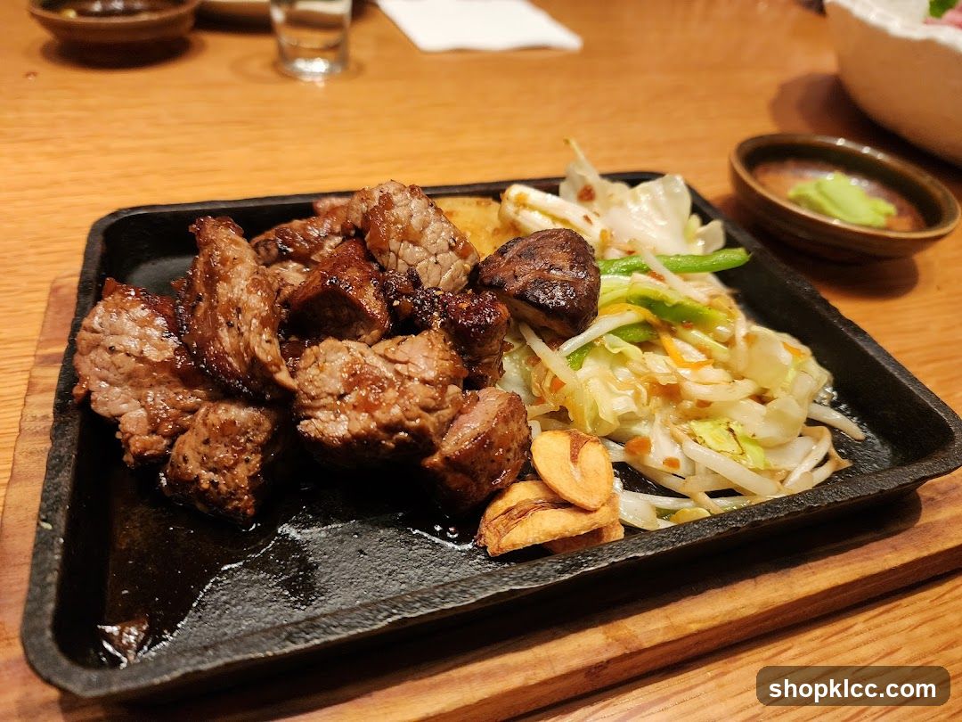 Sizzling Steak and Vegetables