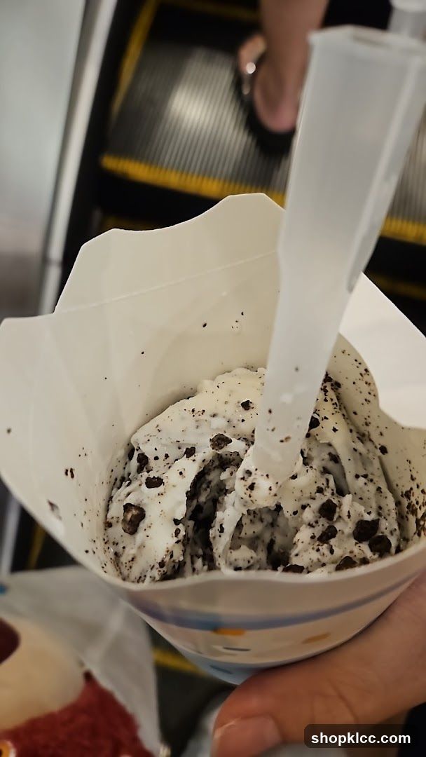 Ice Cream with Cookie Crumbles