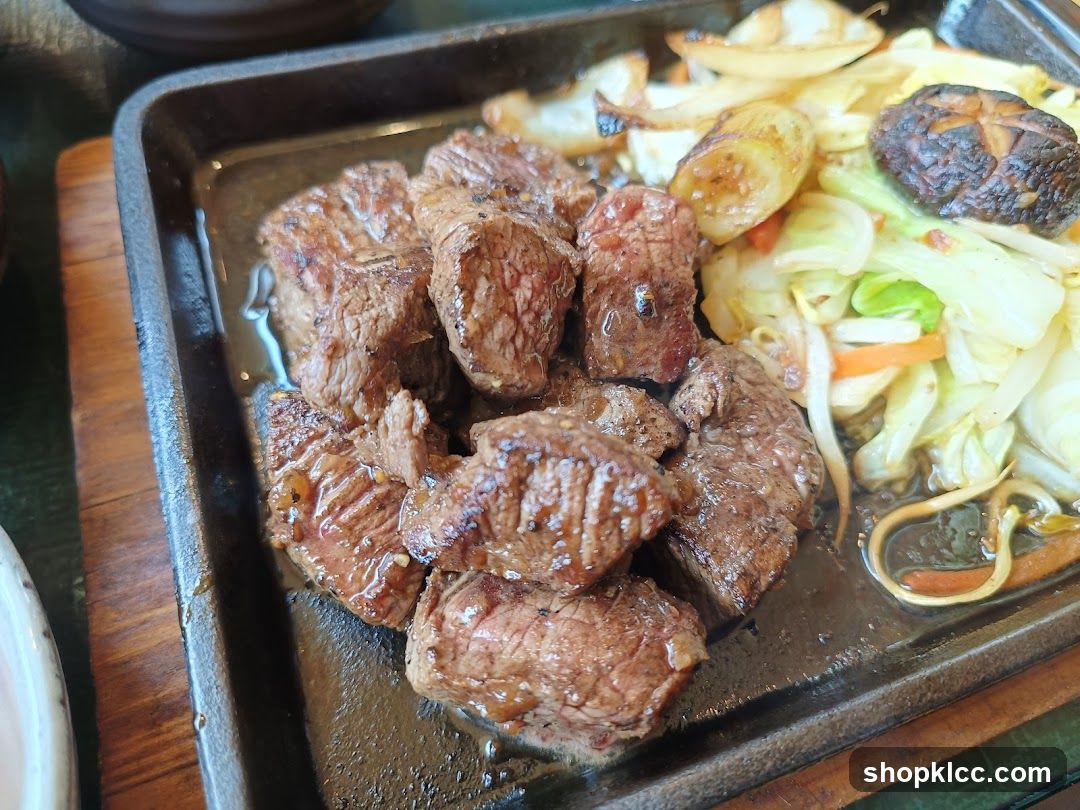 Sizzling Steak and Vegetables