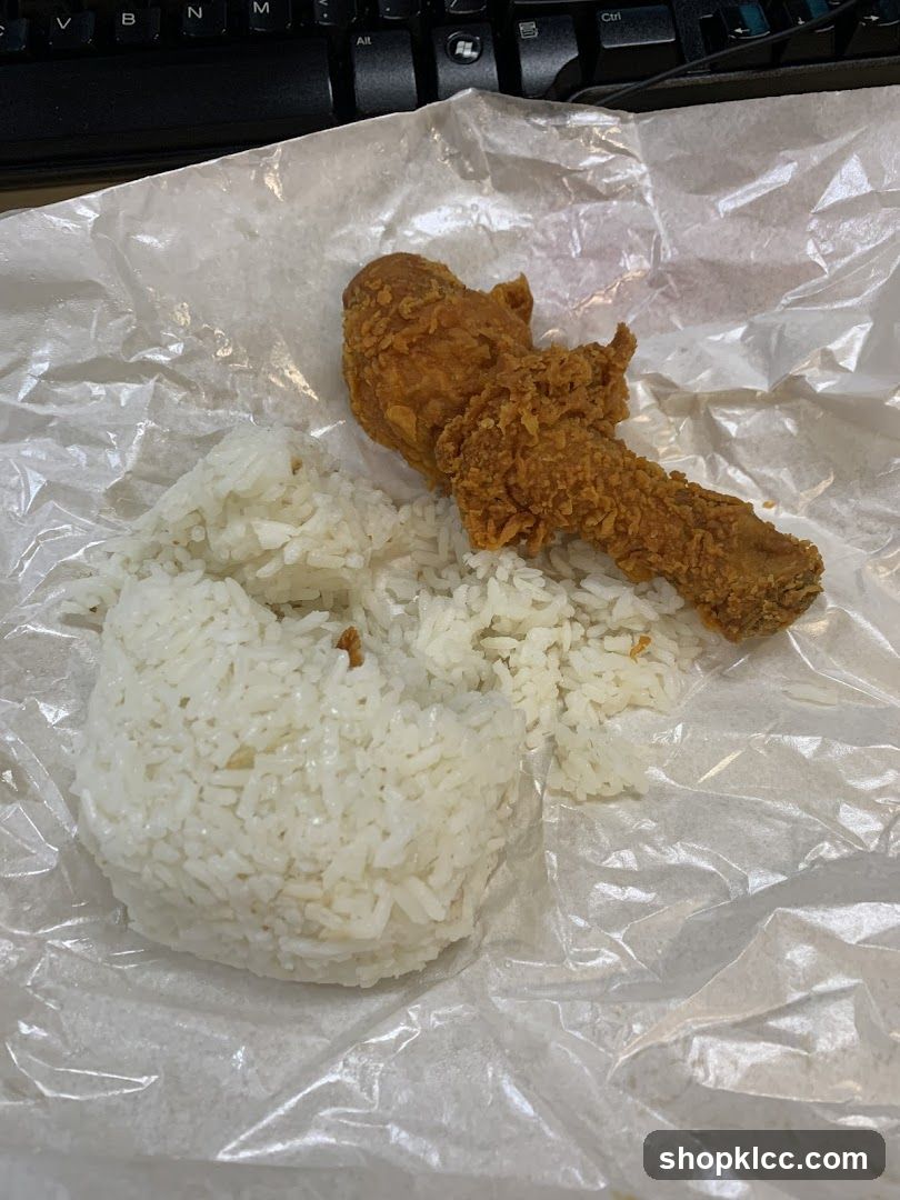 Fried Chicken and Rice