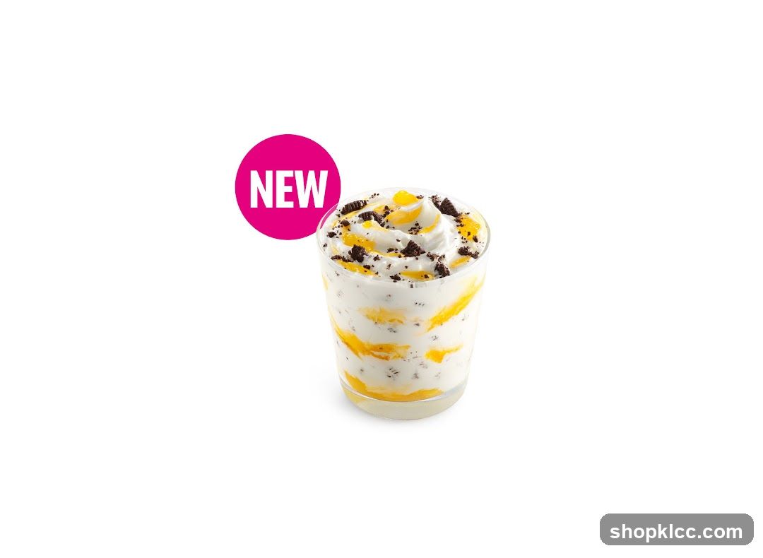 New Mango Crumble Parfait