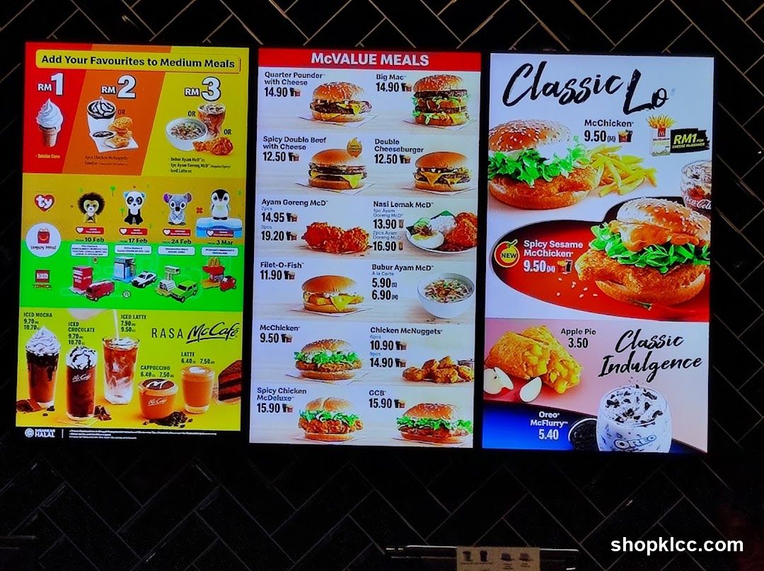 McDonald's Menu