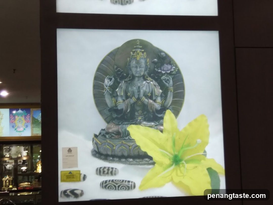 Buddha statue display