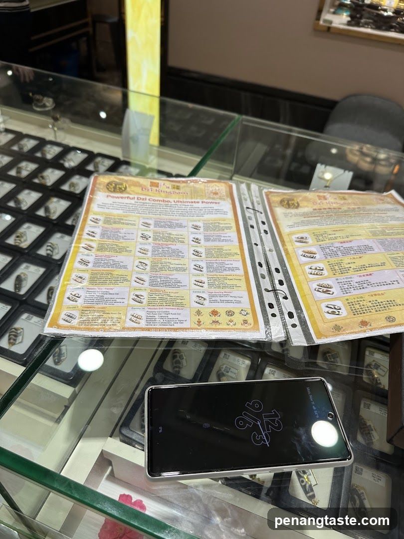 Dzi Kingdom Menu