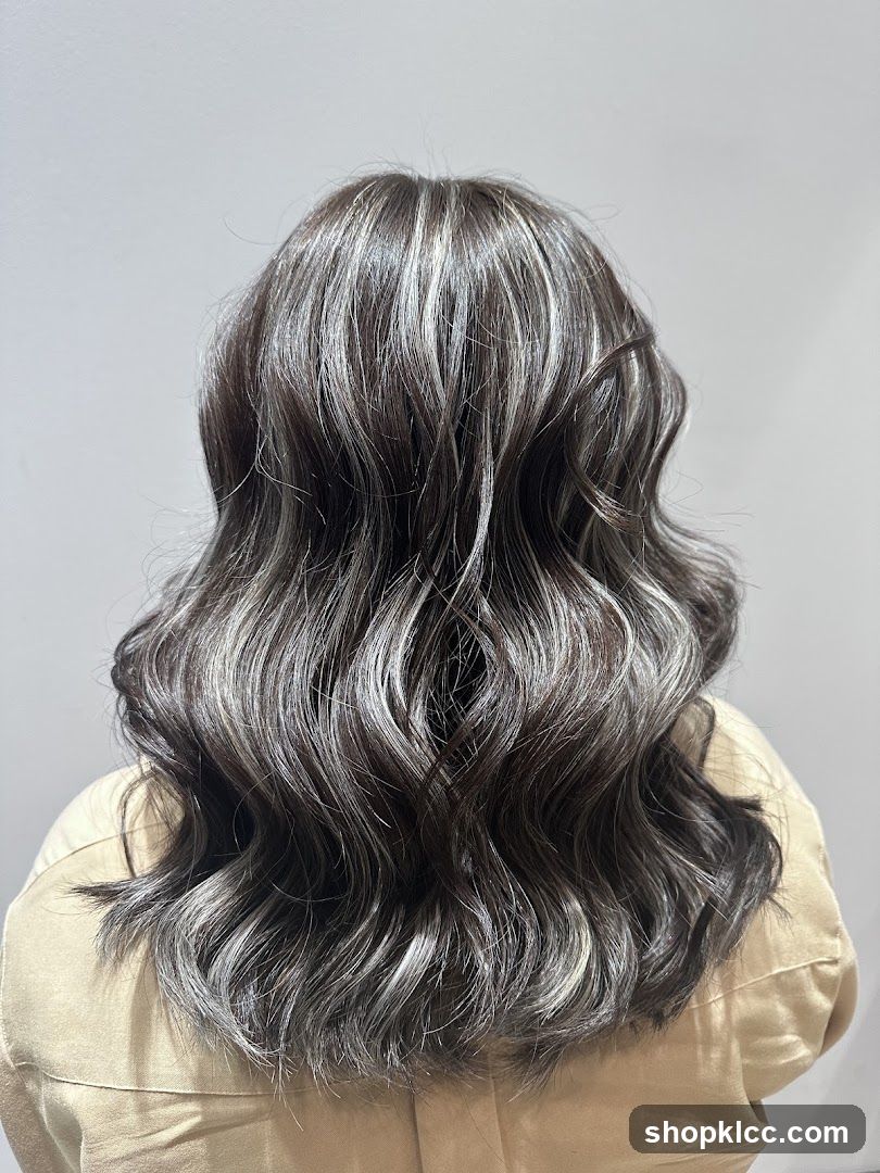 Woman's Hair with Highlights