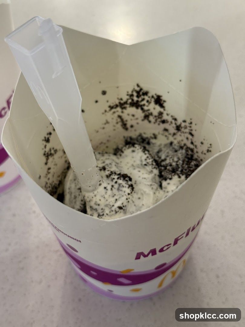 McFlurry with Oreo Crumble