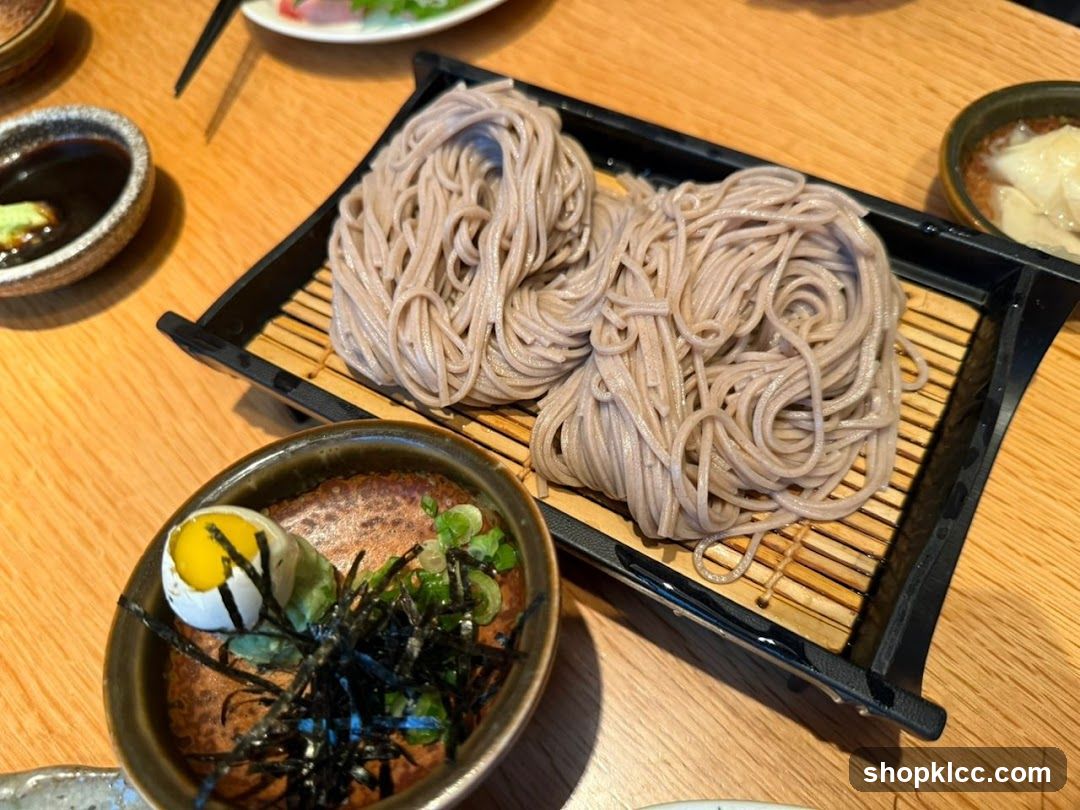 Soba Noodles with Quail Egg