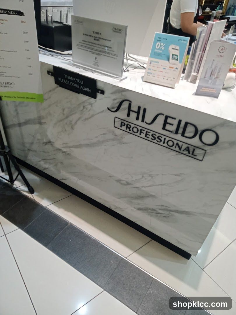 Shiseido Professional Counter