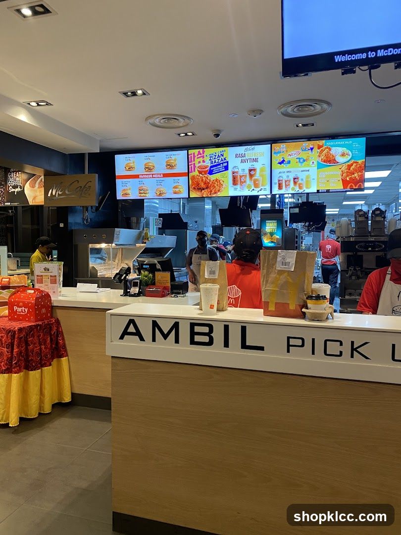 McDonald's Interior Counter