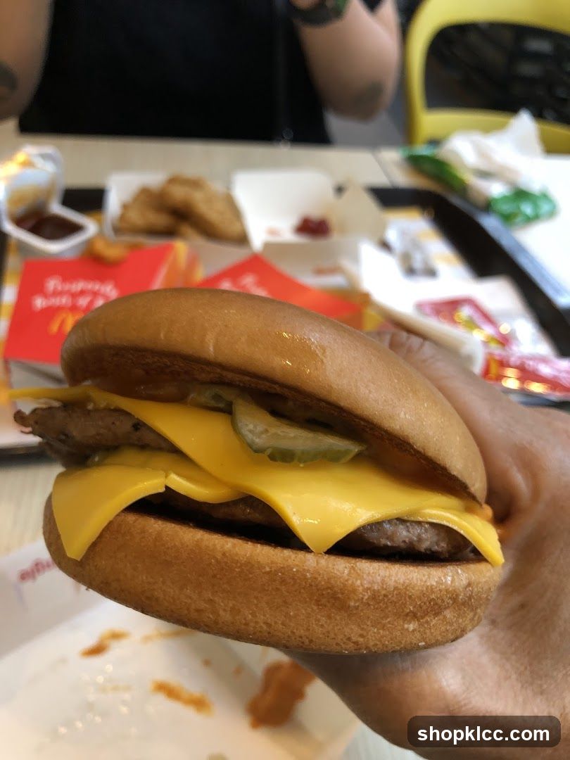 Cheeseburger with Pickles