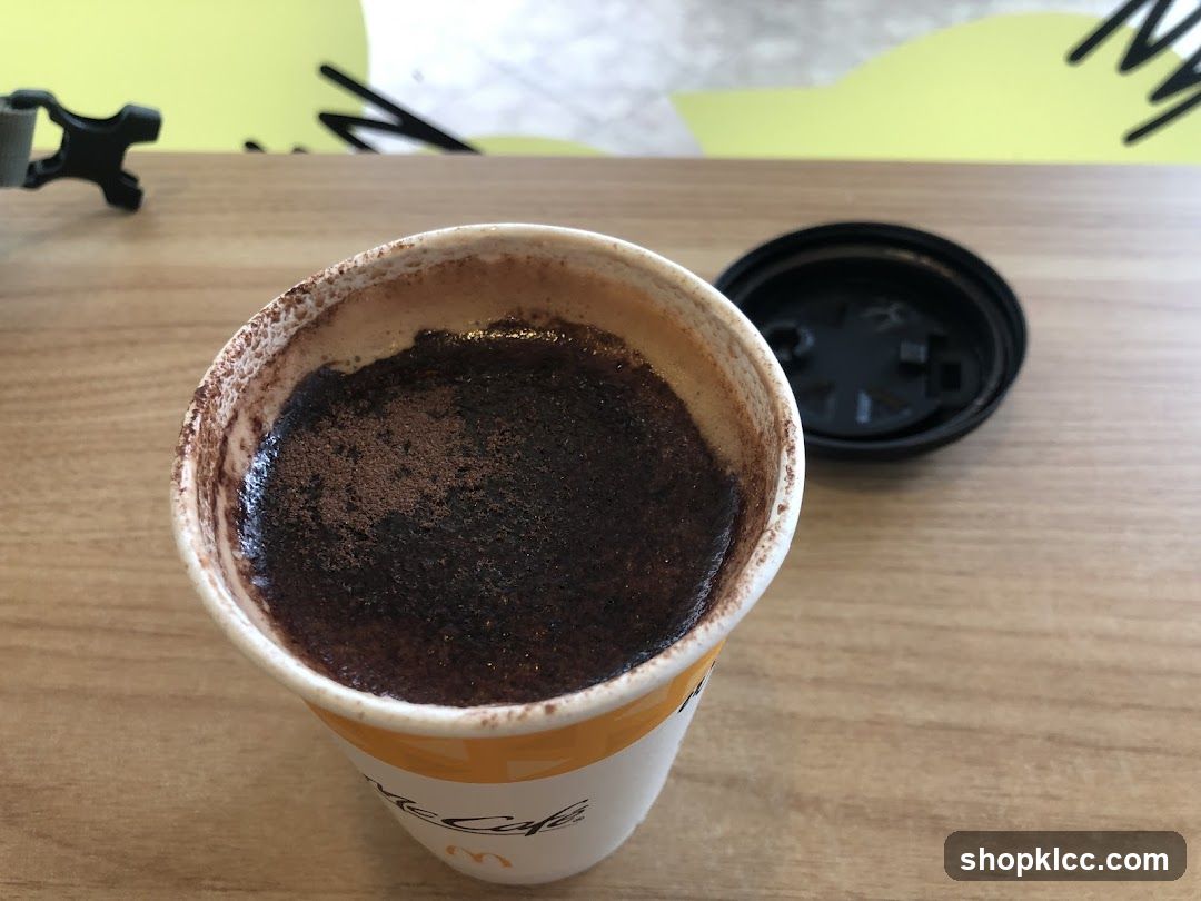 Coffee Cup with Lid Off