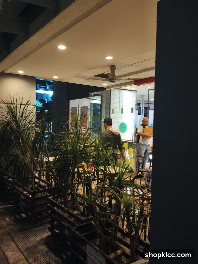 Outdoor Plant Display with Staff