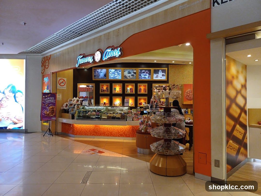Famous Amos Storefront Interior View