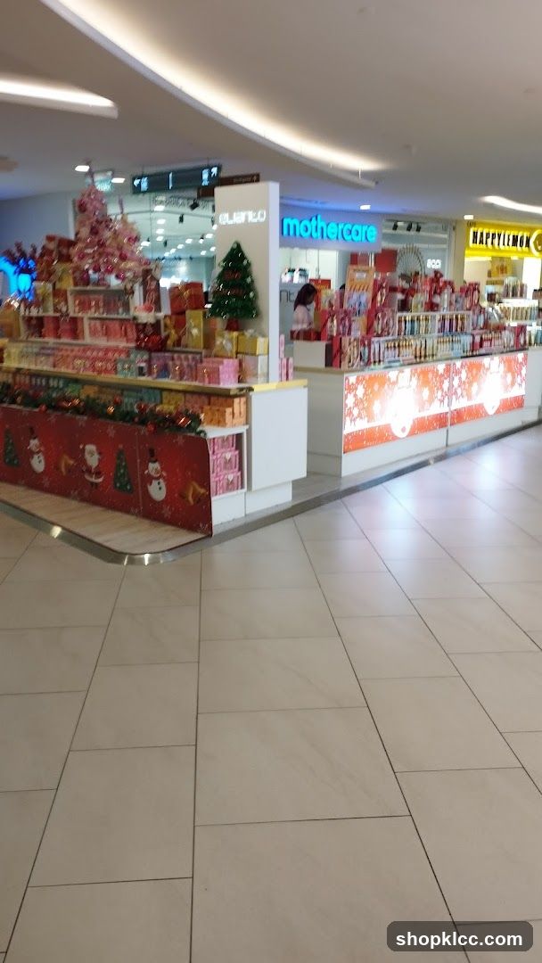 Christmas display in mall