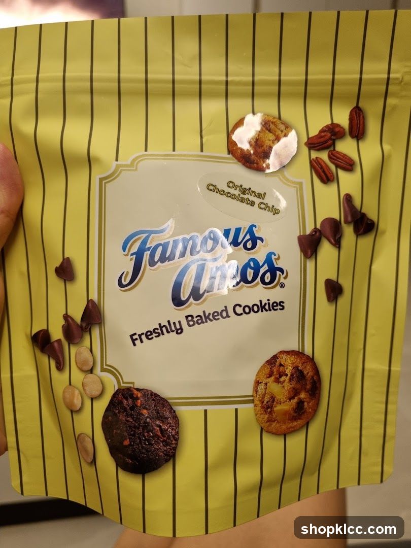 Famous Amos Cookies Package