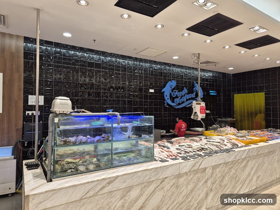 Fresh Seafood Display