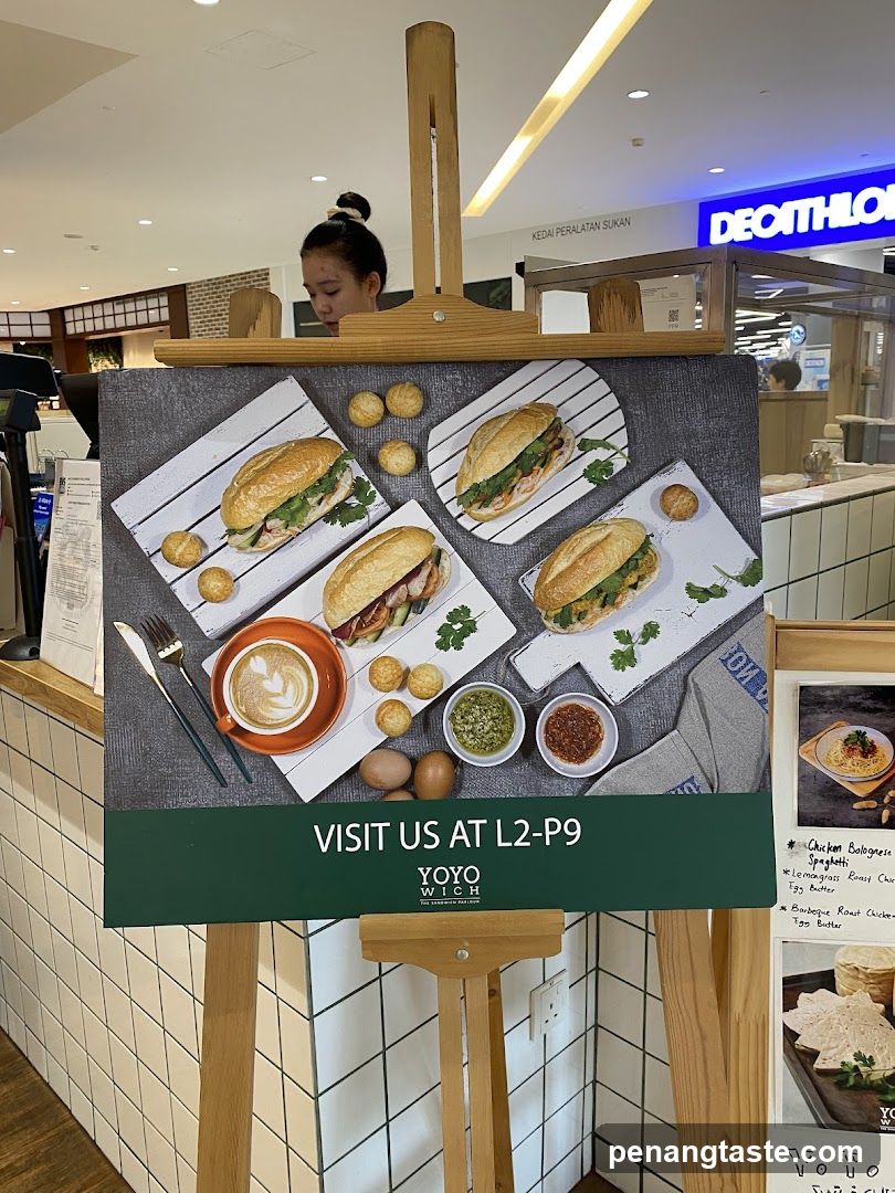 Yoyo Wich Sandwich Parlour Advertisement