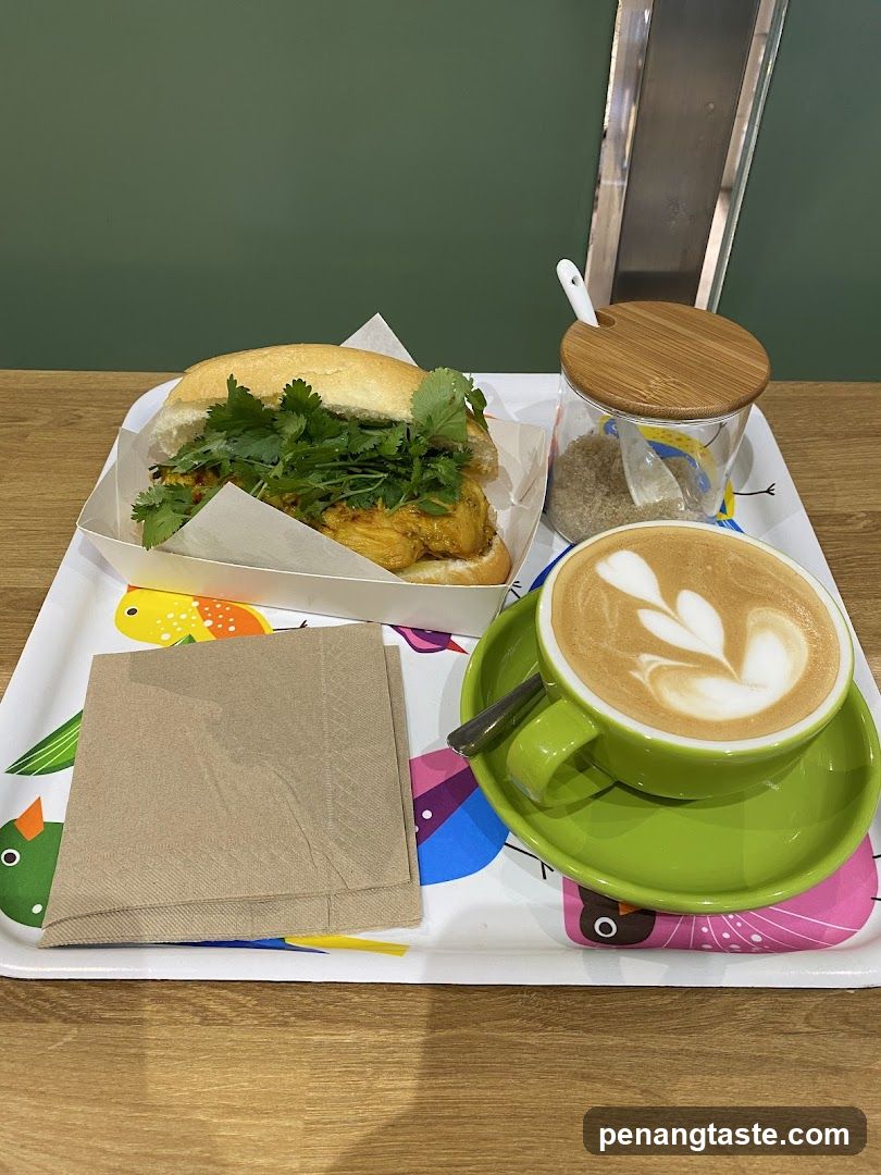 Sandwich and Coffee